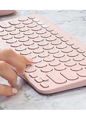 Logitech k380 Bluetooth Kablosuz Klavye ve Mouse Fare Set - Görsel 3