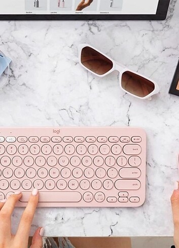 Logitech k380 Bluetooth Kablosuz Klavye ve Mouse Fare Set - Görsel 4