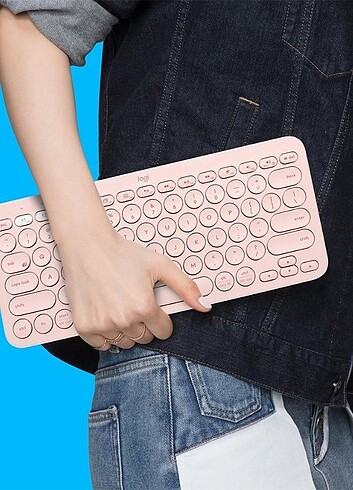 Logitech k380 Bluetooth Kablosuz Klavye ve Mouse Fare Set - Görsel 9