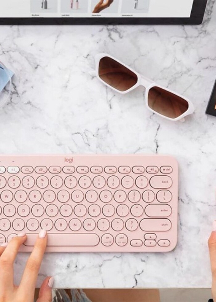 Logitech k380 Bluetooth Kablosuz Klavye ve Mouse Fare Set - Görsel 4