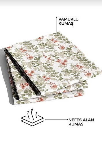  Beden Pamuk çift kişilik pike flores pudra