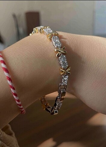 Takımania Çelik Tiffany Su Yolu Bileklik zirkon taşlı