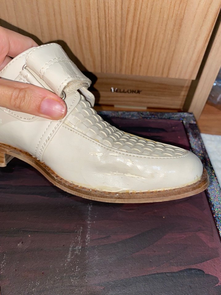 Beyaz Erkek Özel Gün Ayakkabısı Tokalı ÇOCUK SÜNMET AYAKKABISI - Görsel 2