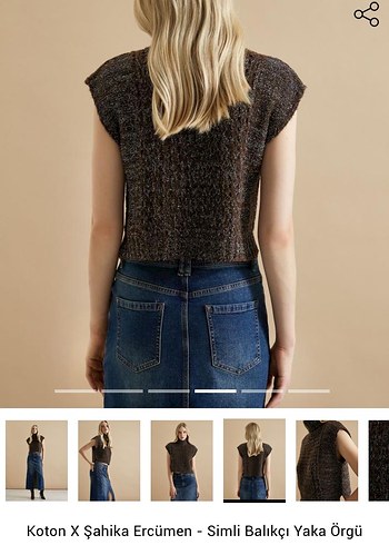 Koton X Şahika Ercümen Parlak Süveter - Görsel 3