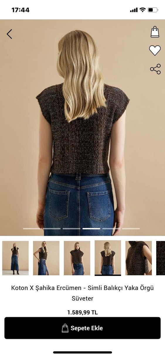 Koton X Şahika Ercümen Parlak Süveter - Görsel 3