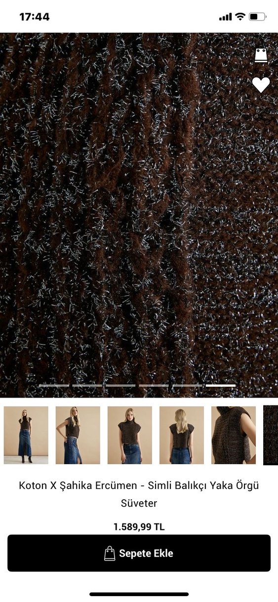 Koton X Şahika Ercümen Parlak Süveter - Görsel 5