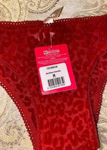 Bordo Kadın Dantel Külot - Görsel 2