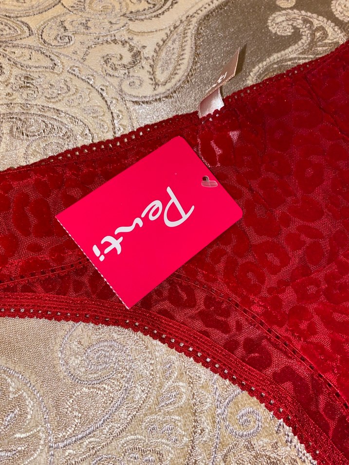 Bordo Kadın Dantel Külot - Görsel 3