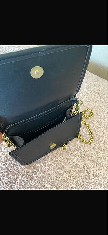 bershka siyah çanta - Görsel 3