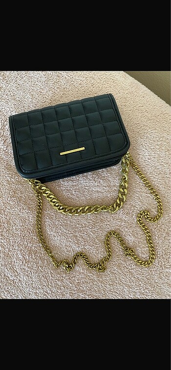 bershka siyah çanta - Görsel 2