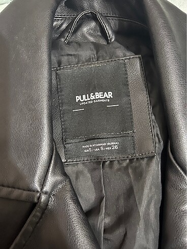 s Beden pull and bear deri ceket
