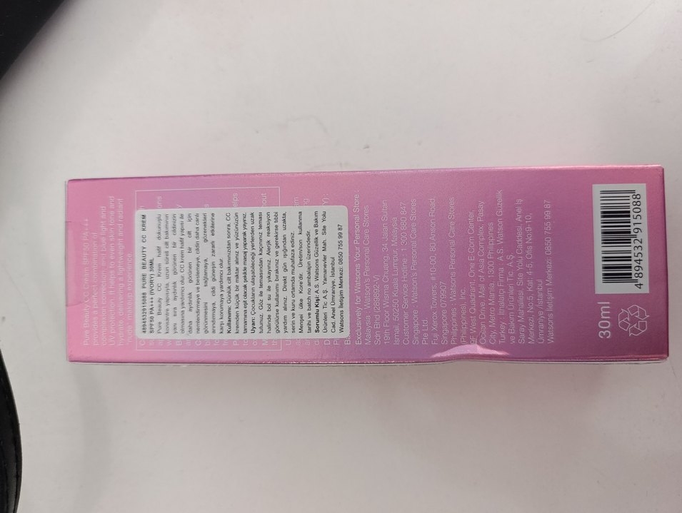 Pure Beauty CC Krem SPF50 Ivory 01 - Görsel 2