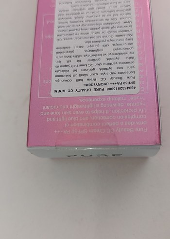 Pure Beauty Pembe BB Krem SPF50 PA+++ - Görsel 4