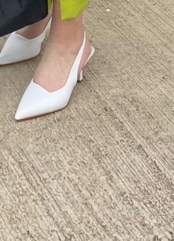 Diğer Beyaz topuklu ayakkabı 