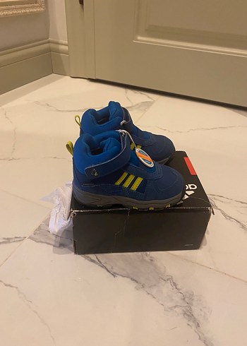 Adidas Mavi Erkek Çocuk Street Wear Botları Velcro