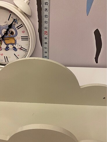 English home ahşap bulut kitaplık rafı - Görsel 5