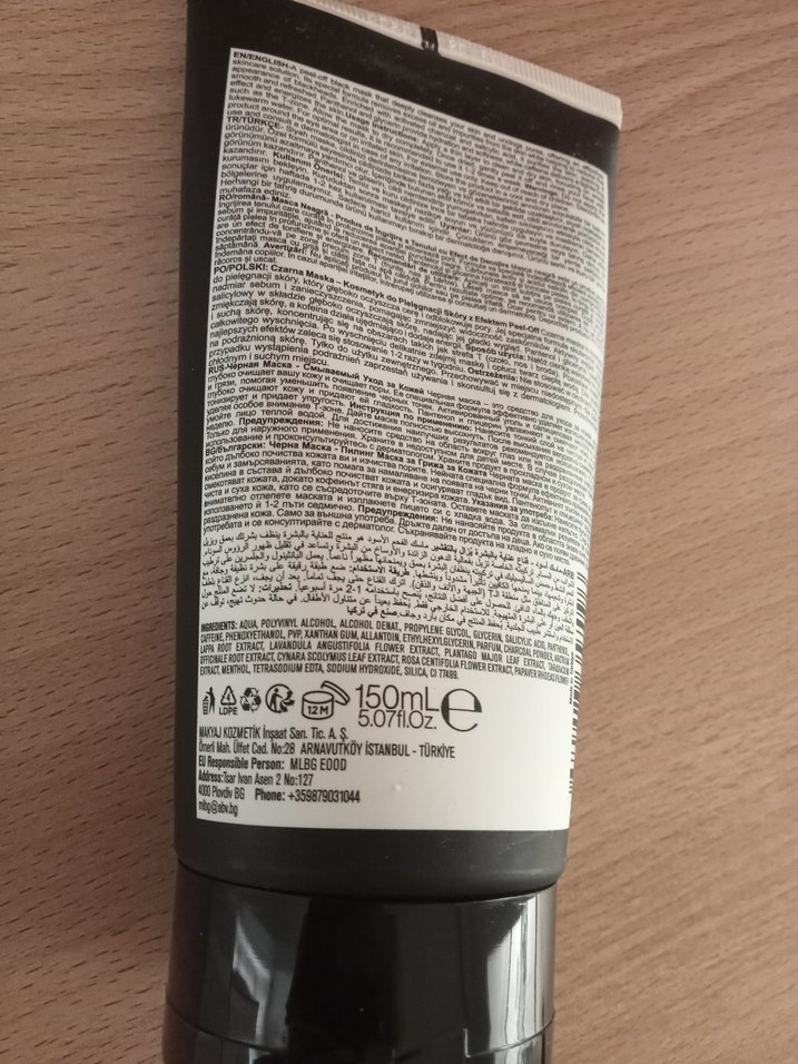 dr.Clinic Siyah Karbonlu Soyulabilir Maske - Görsel 3