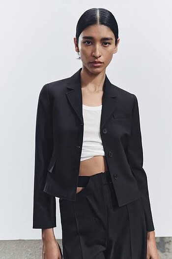 Zara Zara Vücuda Oturan Blazer