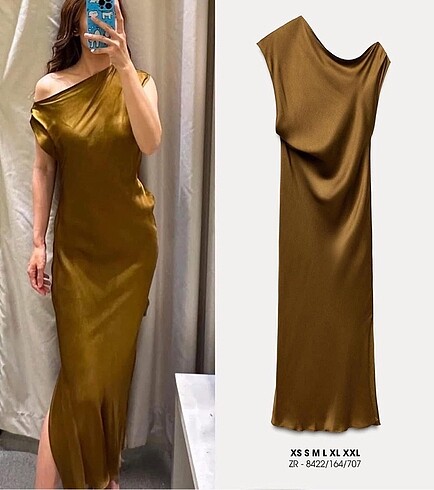 Zara Saten Elbise