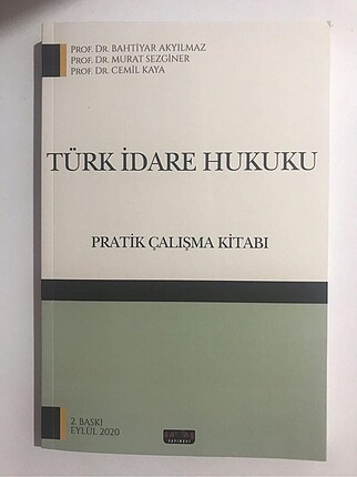 İdare Hukuku - Pratik Çalışma Kitabı