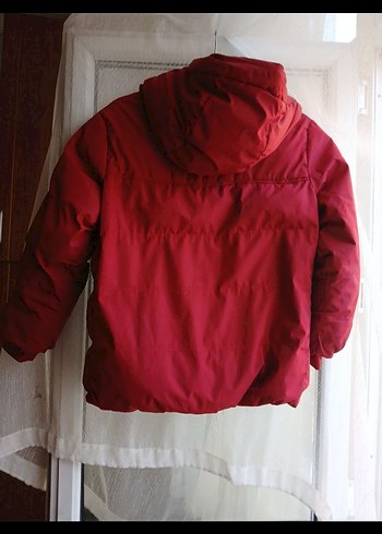 Kırmızı Fermuarlı Erkek Çocuk Mont - Görsel 2