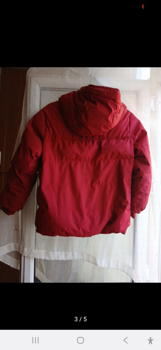 Kırmızı Fermuarlı Erkek Çocuk Mont - Görsel 2