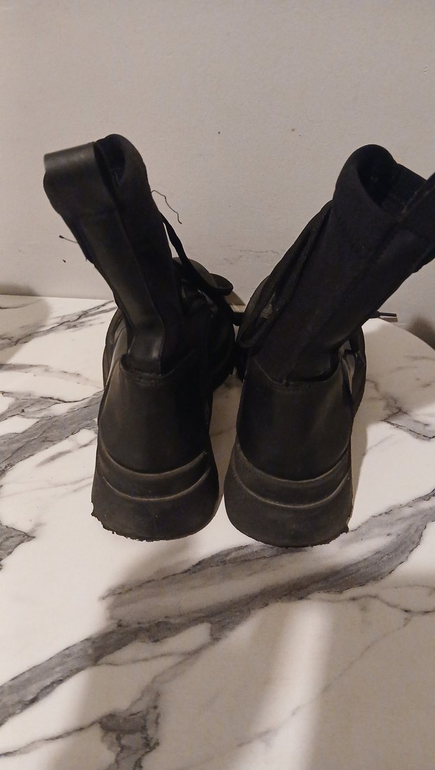 Tokalı Siyah Kadın Botları - Blok Topuklu - Görsel 2