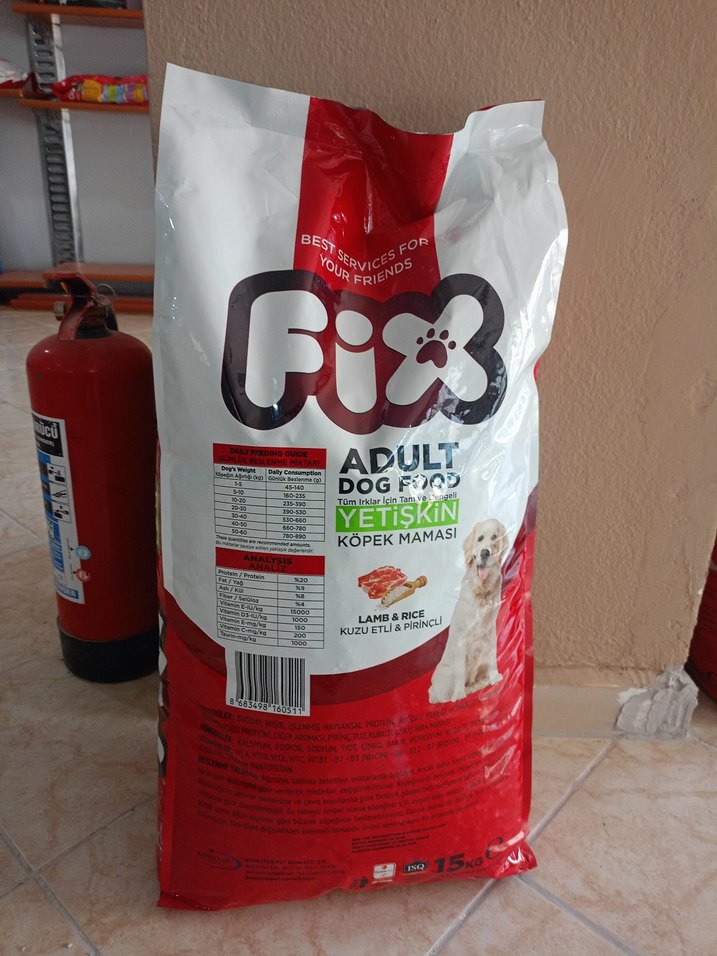 Fix Yetişkin Kuzu Etli Köpek Maması 15 kg - Görsel 3