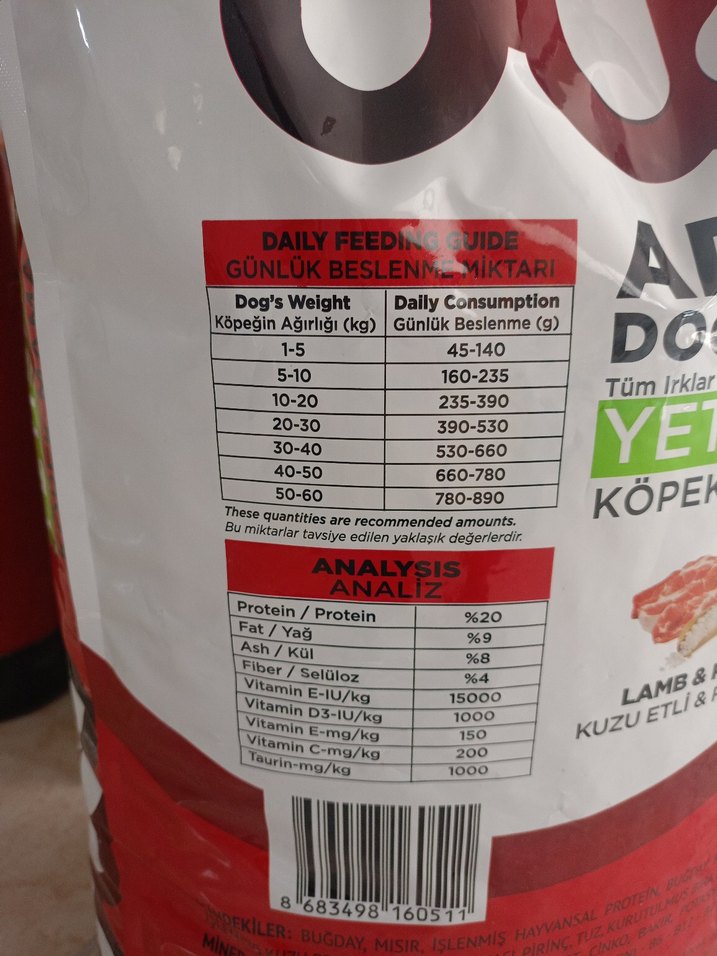 Fix Yetişkin Kuzu Etli Köpek Maması 15 kg - Görsel 4