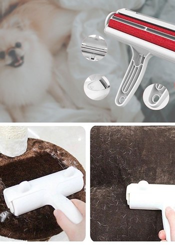 Beyaz Tüy Toplayıcı Kedi Tarağı - Görsel 3