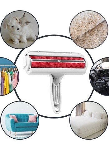 Beyaz Tüy Toplayıcı Kedi Tarağı - Görsel 5