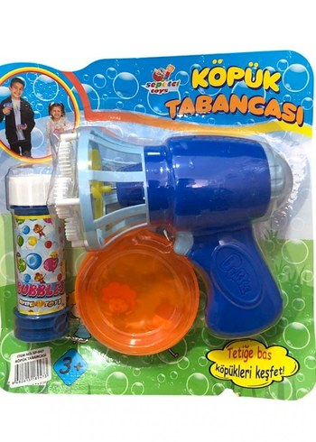 Mavi Köpük Tabancası Oyuncak