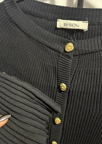 Siyah hırka - Görsel 3