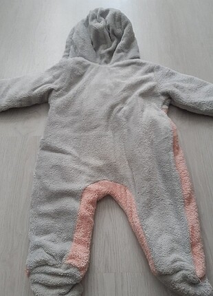 3-6 Ay Beden pembe Renk Bebek tulum