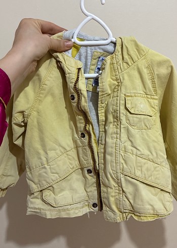 Sarı Düğmeli Çocuk Ceket - Görsel 4