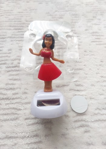 Güneş enerjili dans eden kız torpido süsü - Görsel 2