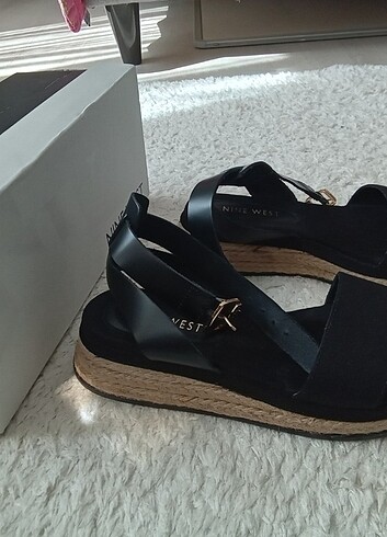 Nine West nine west siyah sandalet