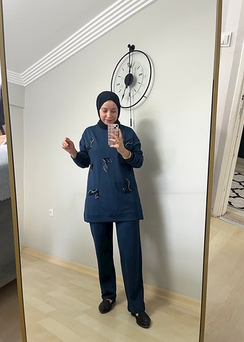 Lacivert Kadın Eşofman Takımı - Görsel 3