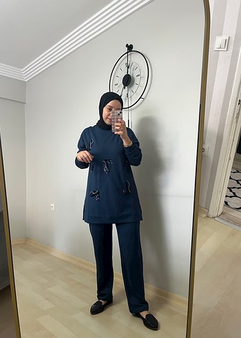 Lacivert Kadın Eşofman Takımı - Görsel 2