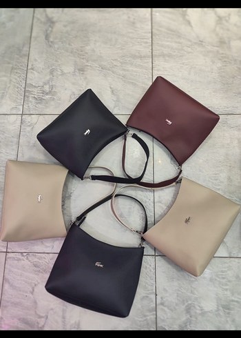 Gri Deri Modern Klasik Kadın Çanta - Görsel 5