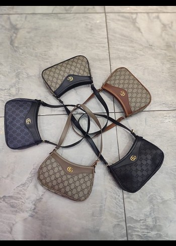 Gri Deri Modern Klasik Kadın Çanta - Görsel 2