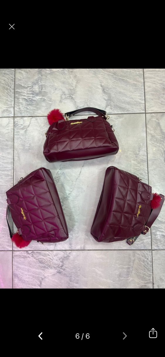 Gri Deri Modern Klasik Kadın Çanta - Görsel 3