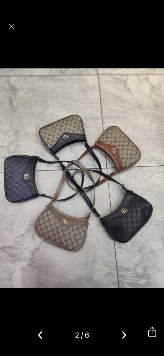 Gri Deri Modern Klasik Kadın Çanta - Görsel 2