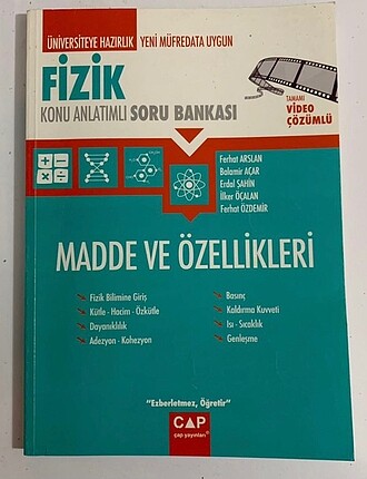 Çap Yayınları Tyt Fizik Seti