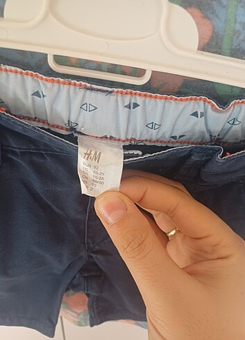 24-36 Ay Beden lacivert Renk Soobe tişört h&m şort