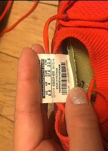 Nike Free 3.0 Flyknit 36 Spor Ayakkabı. İç tabanı yoktur. İç eti - Görsel 7