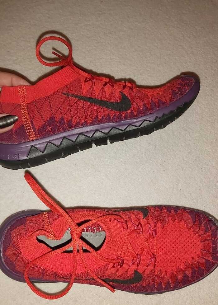 Nike Free 3.0 Flyknit 36 Spor Ayakkabı. İç tabanı yoktur. İç eti - Görsel 3