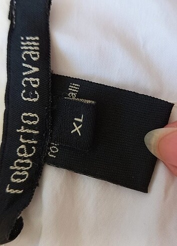 ROBERTO CAVALLİ BEYAZ L BEDEN GOLD DETAYLI RÜZGARLIK, YAĞMURLUK, - Görsel 2