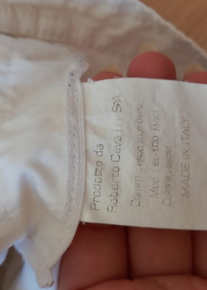 ROBERTO CAVALLİ BEYAZ L BEDEN GOLD DETAYLI RÜZGARLIK, YAĞMURLUK, - Görsel 4