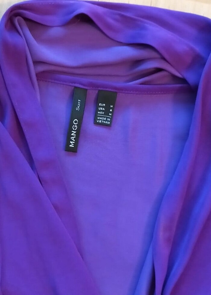 Mango Suit M / 38 Mor Abiye. Rengi Son fotoğraftaki gibidir. - Görsel 3